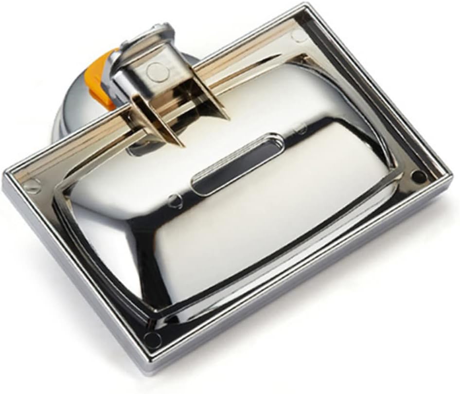 BAZEITFLOW Wall Mounted Soap Holder with Brushed Texture 1