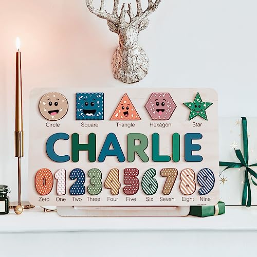 Personalized Wooden Name Puzzle for Babies and Toddlers