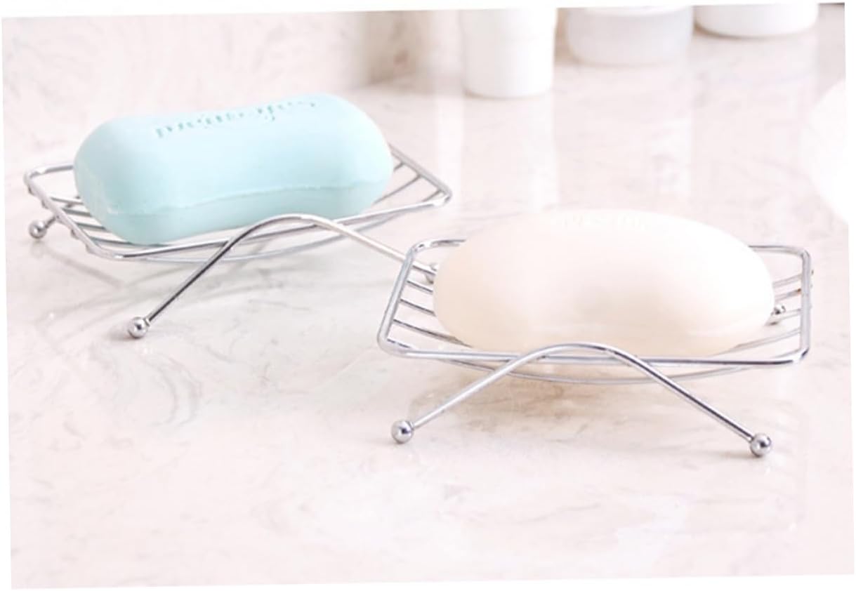 PRETYZOOM Wall-Mounted Soap Dish No Drill Oval Design