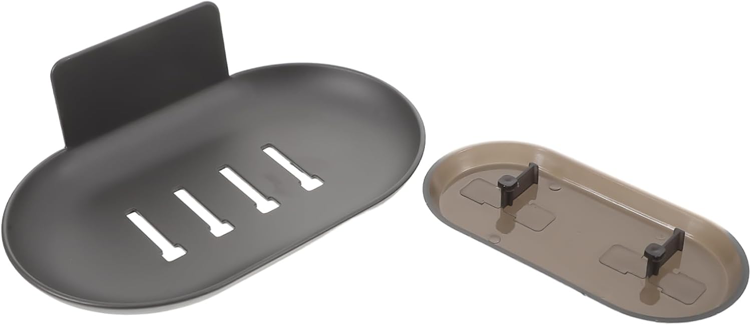 BESTYASH Wall Mount Soap Dish Holder Aluminum Self-Draining
