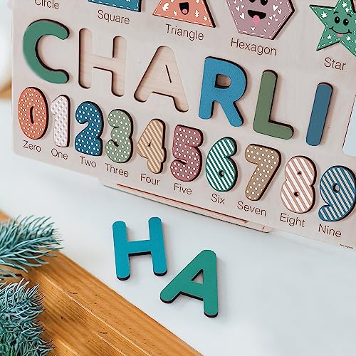 Personalized Wooden Name Puzzle for Babies and Toddlers