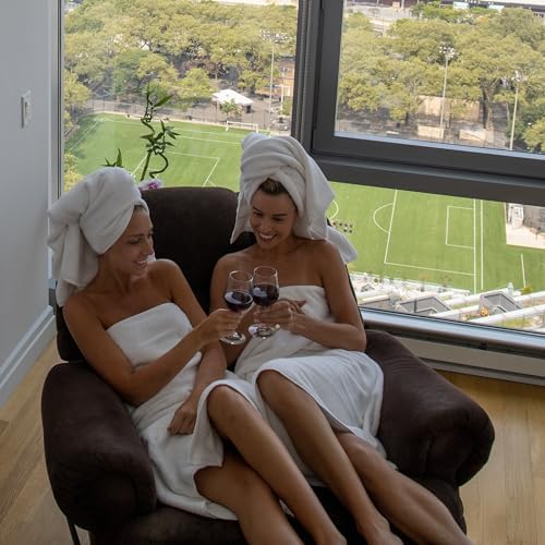 Mosobam 4pc Luxury Turkish Towel Set - Bamboo Viscose Combed Cotton