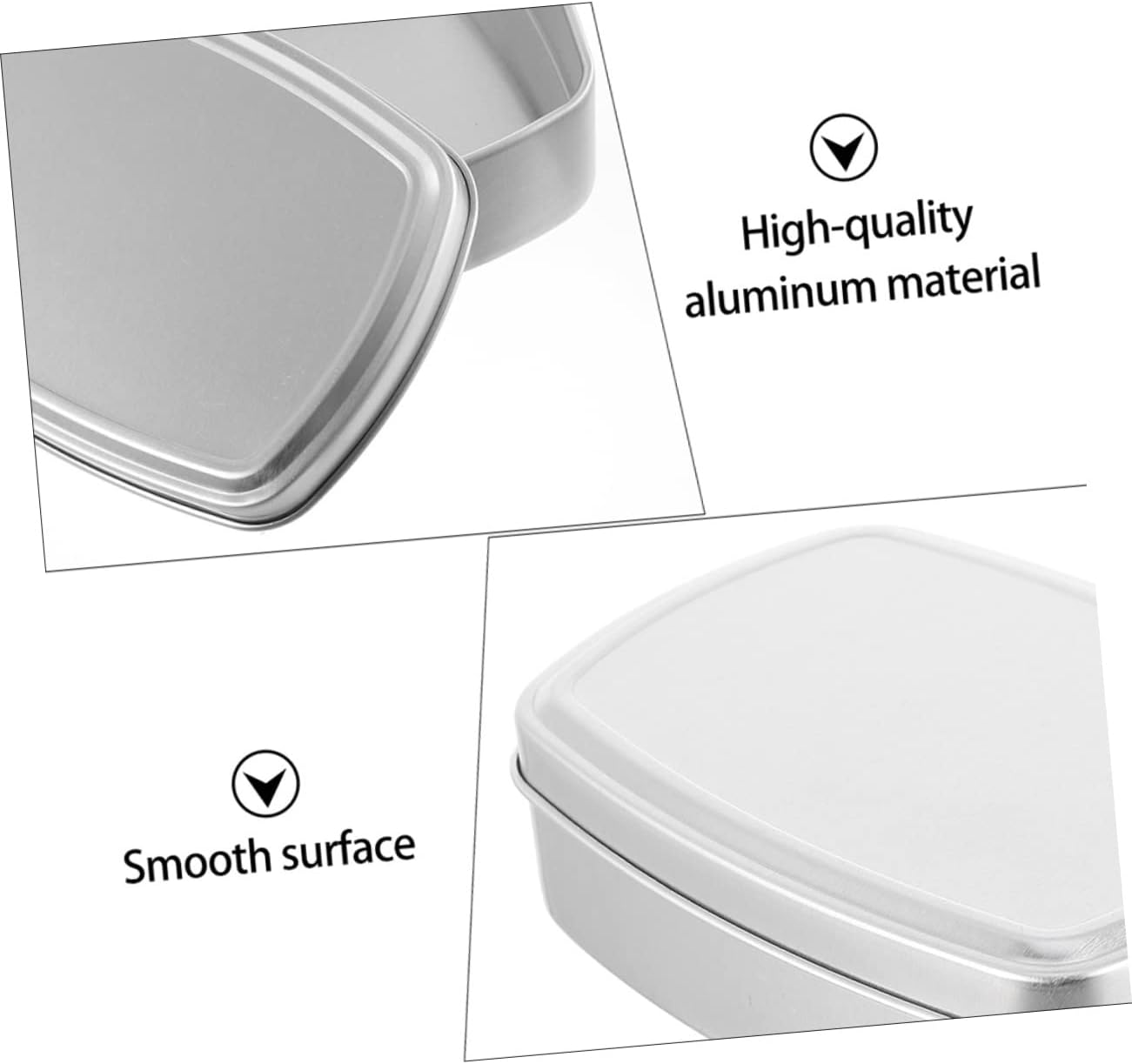 STOBAZA 2Pcs Leak-Proof Soap Holders with Lid