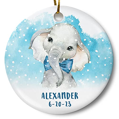 Personalized Babys First Christmas Ornament 3 Inch