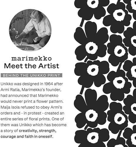 MARIMEKKO Unikko Cotton Terry Bath Towel Red