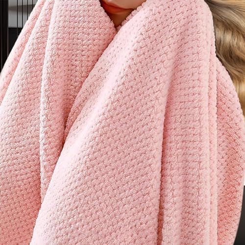 Wuwahold 2 Pack LightPink Bath Towels