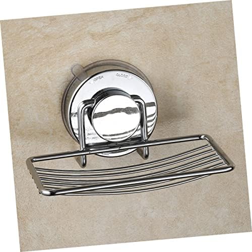 LIFKICH Silver Soap Holder with Hollow Bottom