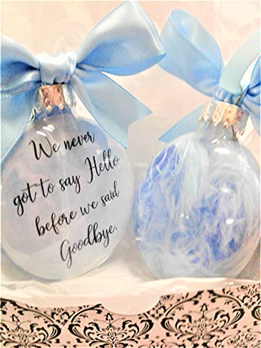 Pregnancy Loss Memorial Ornament for Baby Boy 1