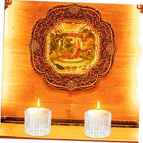 ERINGOGO Buddha Butter Lamp Stand for Home and Meditation