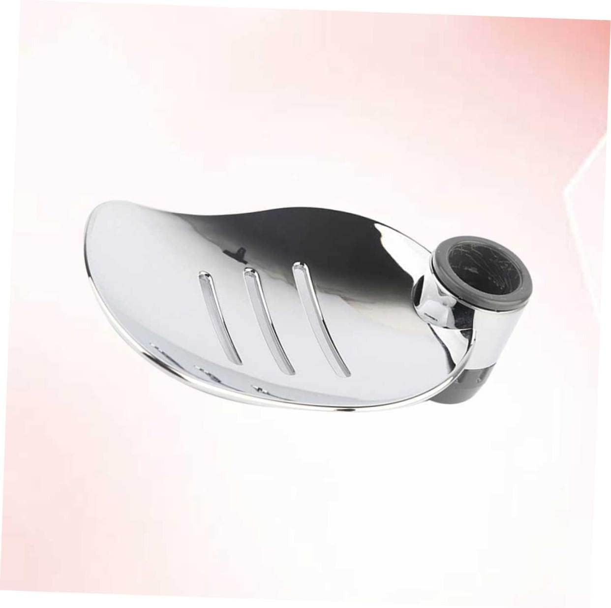 WOONEKY Bar Soap Dish Wall Mount Drain Strip Holder