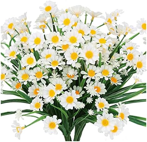 GaRcan Artificial Daisies Flowers UV Resistant Outdoor Decor 1