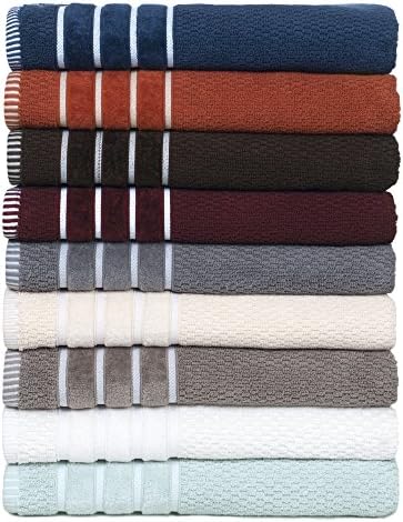 Luxury Cotton Towel Set - 6 Piece Orange