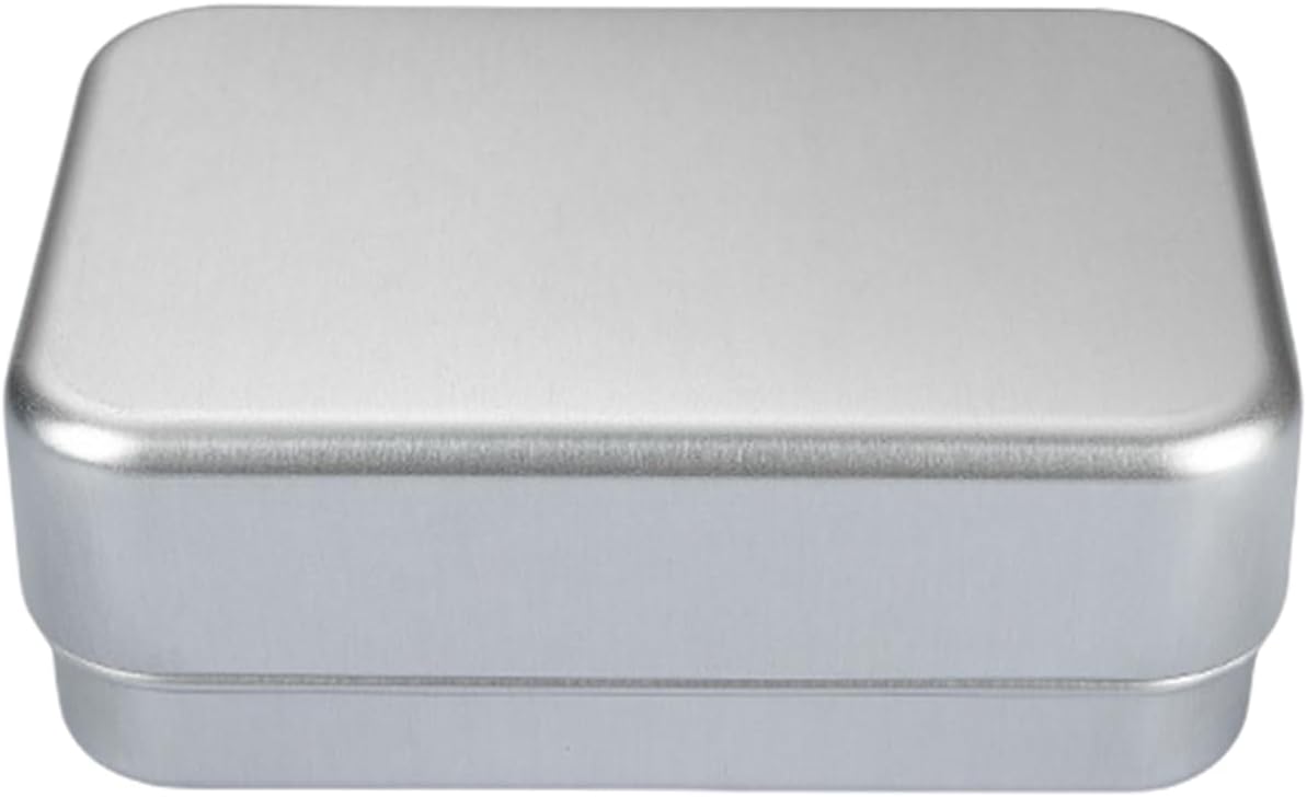 RUMDS Square Aluminum Soap Dish with Lid 1