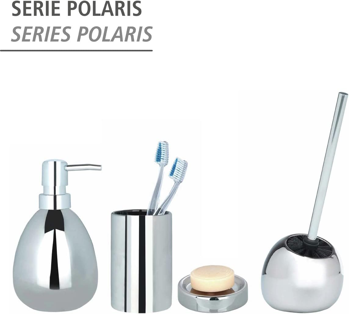 WENKO Soap Dish Polaris Chrome 43x1x43 Inch