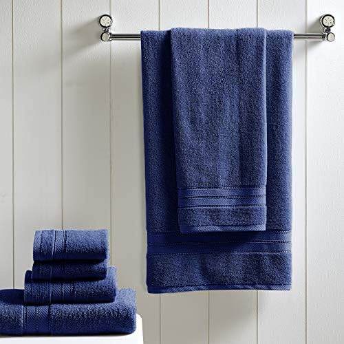 Modern Threads Spun Loft 6-Piece Cotton Towel Set Navy