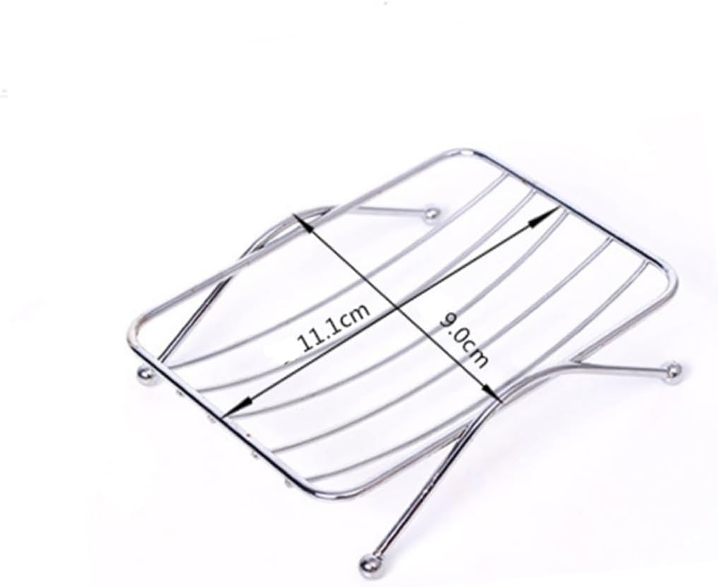 HOLIDYOYO Stainless Steel Wall-Mounted Soap Drainer Holder