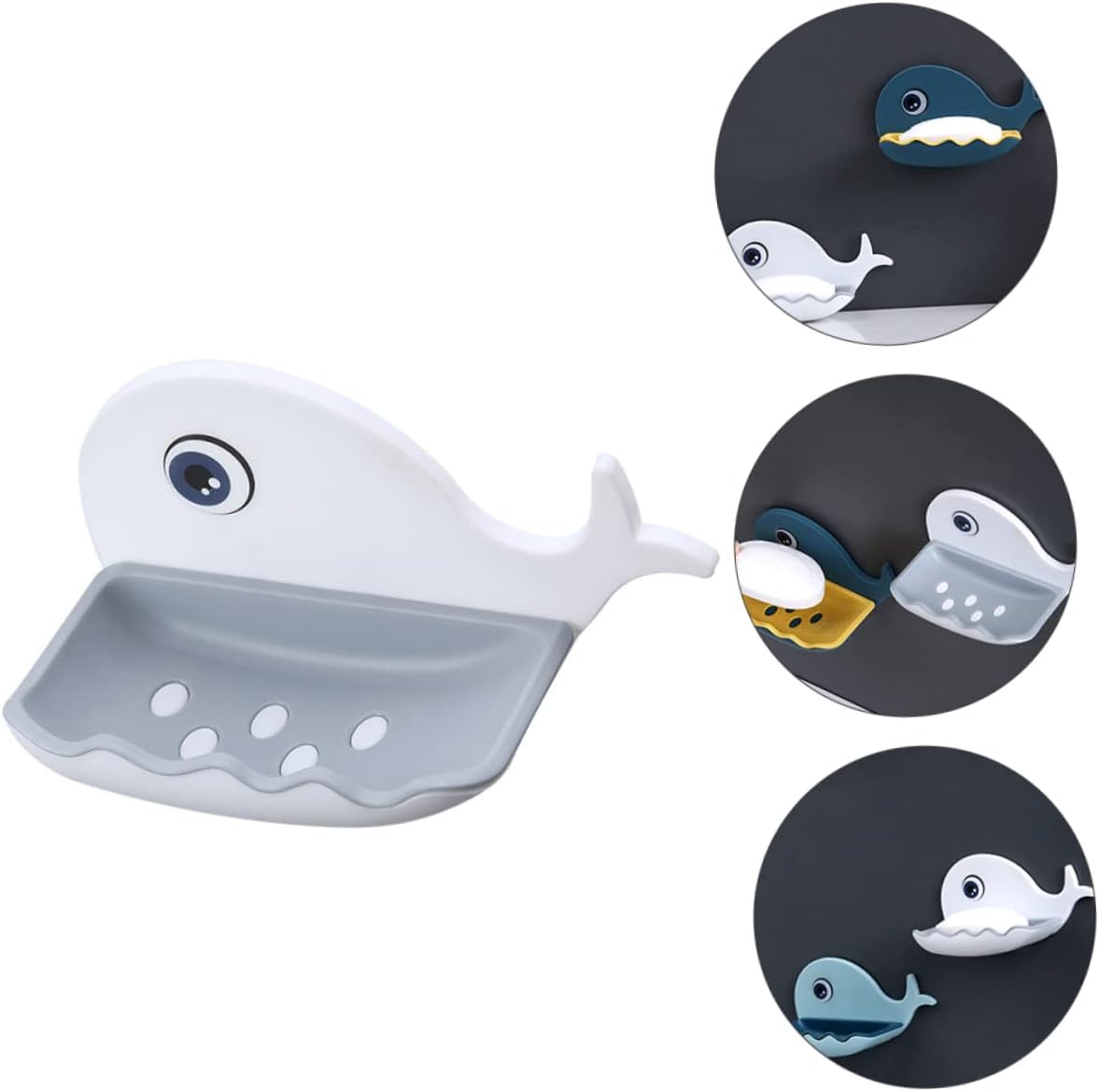 Whale Shaped Wall Mounted Soap Holder