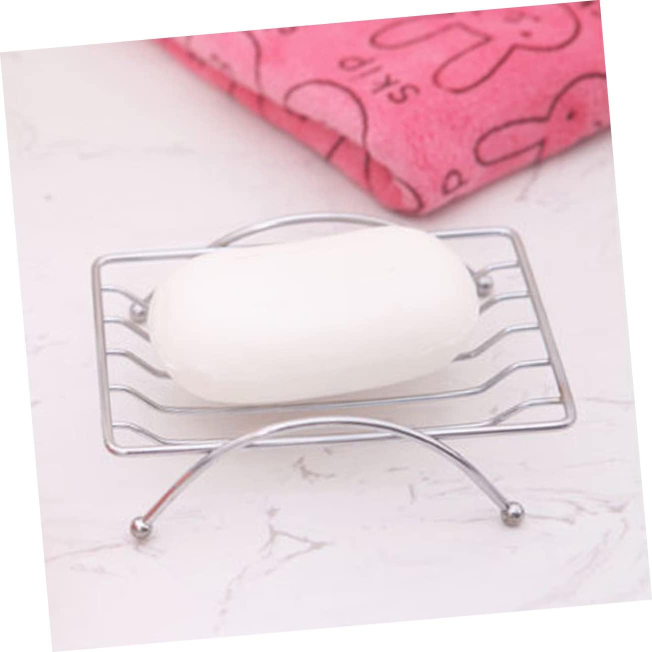 Cabilock Stainless Steel Soap Dish and Drain Rack