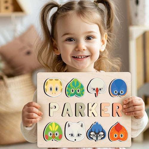 Personalized Wooden Name Puzzle for Toddlers