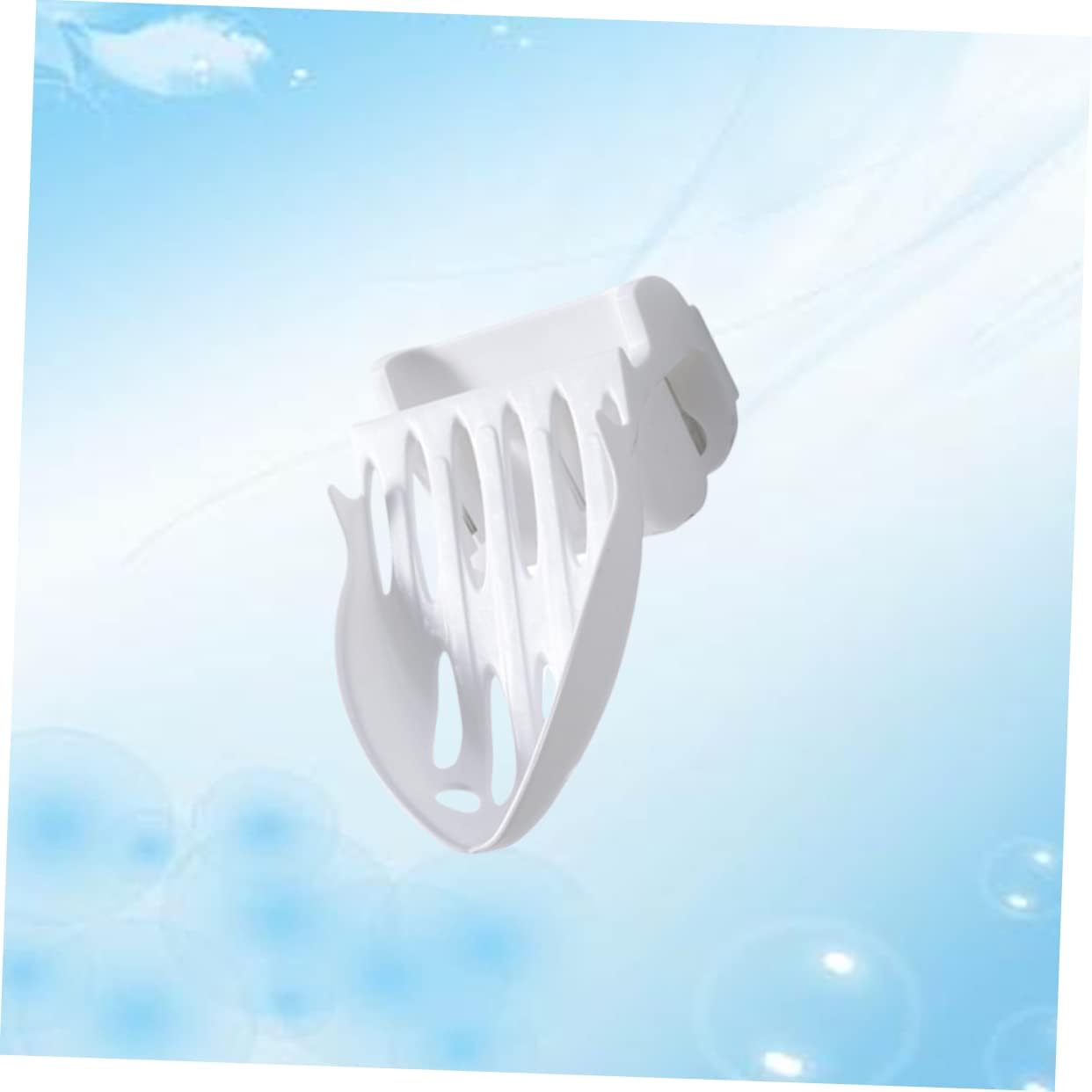 FELTECHELECTR Wall-Mounted Soap Dish Holder White for Tiles Walls Glass
