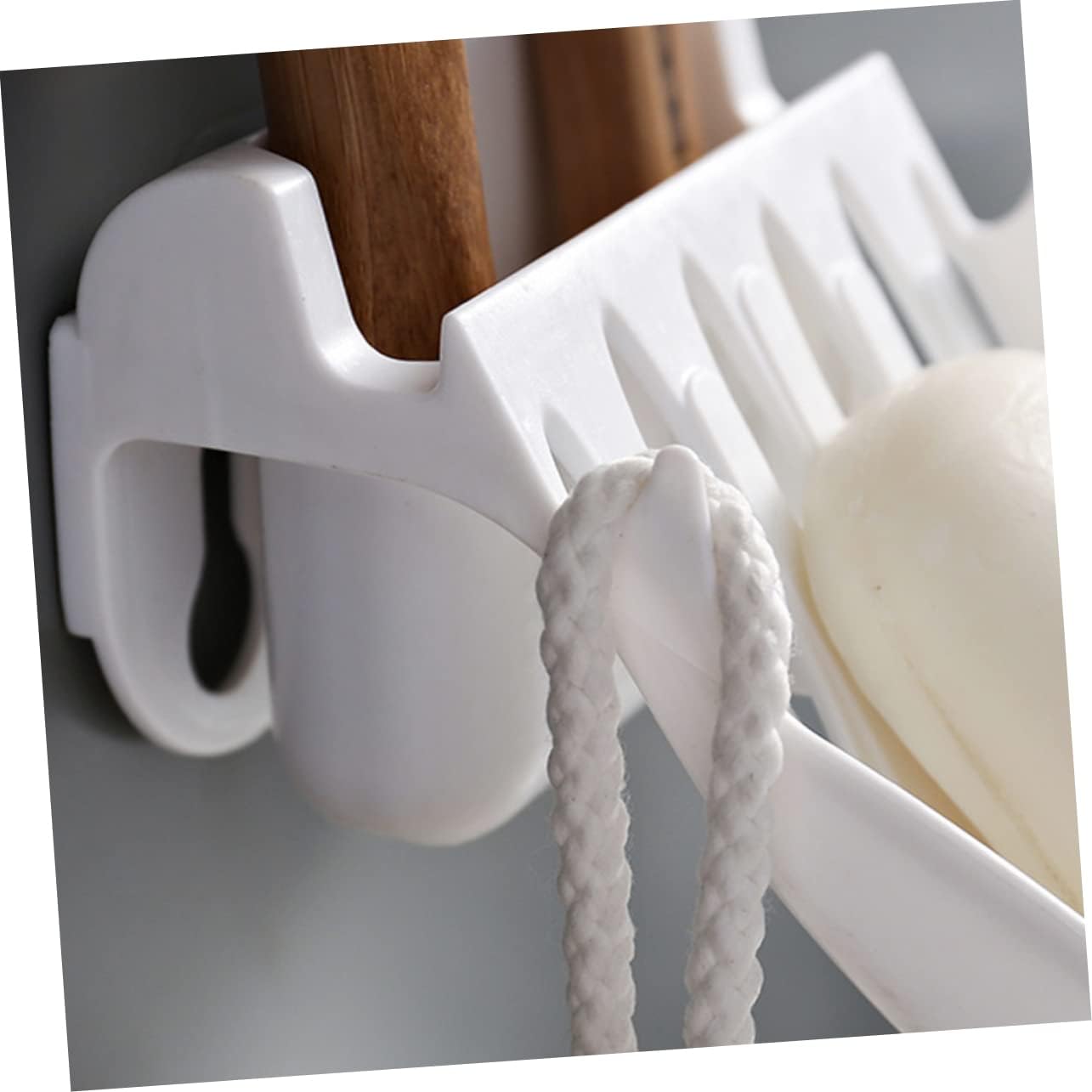 HAKIDZEL Wall-Mounted Soap Dish with Storage Rack
