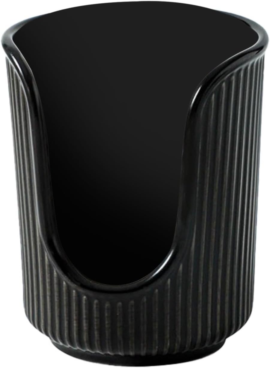 AOIROE Plastic Bathroom Cup Dispenser with Vertical Stripes