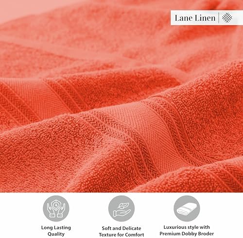 Lane Linen Luxury Hotel Bath Towel Set 4pcs 28x54