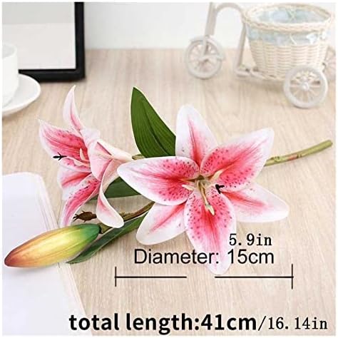 GaRcan Artificial Lily Silk Flower Bouquet Decoration