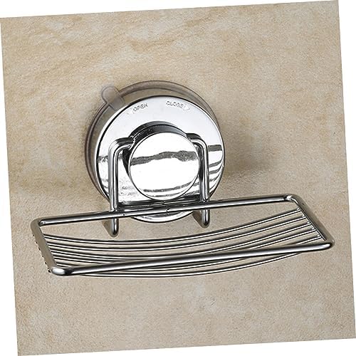 Holibanna Punch-Free Soap Dish Holder with Drain Rack and Suction Cup