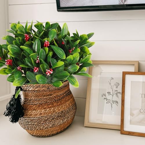 RECUTMS Artificial Ferns Greenery Bushes for Home Decor