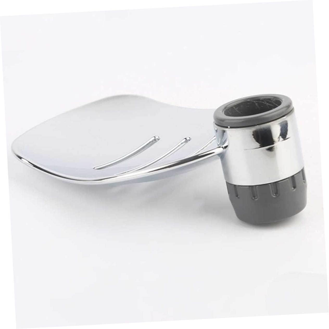 2pcs Silver Soap Holder Drainage for Shower and Bathroom Storage