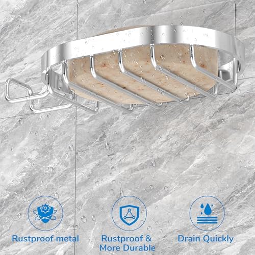 MASADI 304 Stainless Steel Wall Mounted Soap Dish Holder