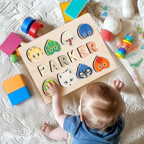 Personalized Wooden Name Puzzle for Toddlers