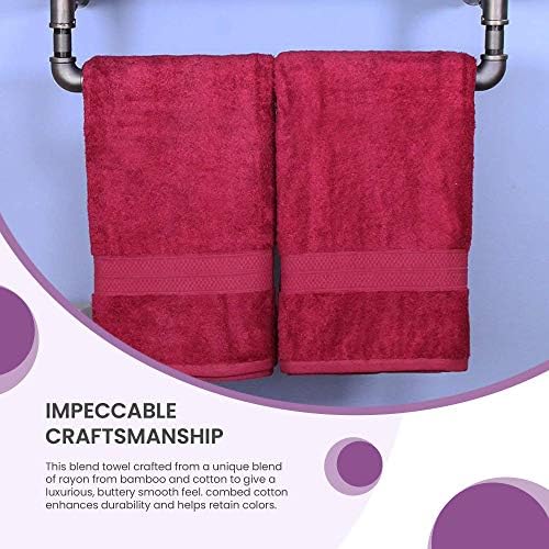 BLUENILEMILLS 2-Piece Cotton-Blend Bath Towel Set