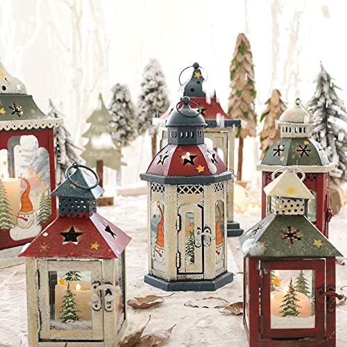 DOWNER Decorative Candle Lantern with Hanging Hook