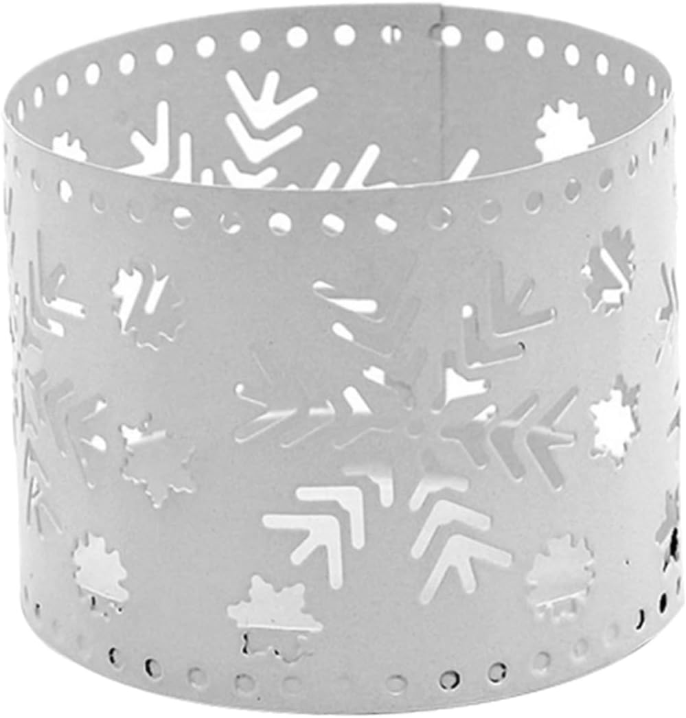Iron Christmas Candleholder Snowflake Home Decor