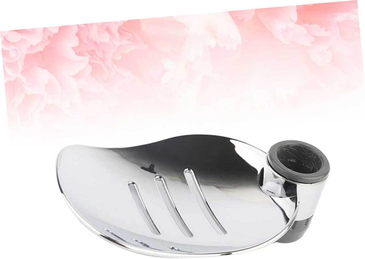 DECHOUS Practical Soap Storage Rack Silver Abs Material