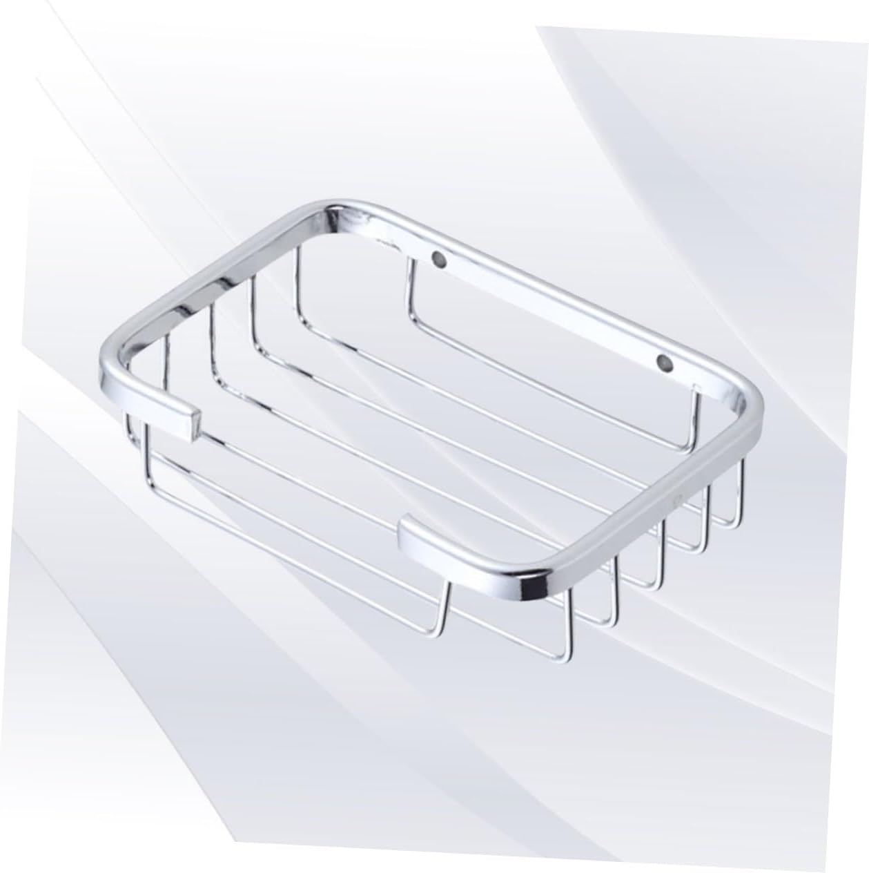Modern Brushed Aluminum Soap Holder Organizer 1