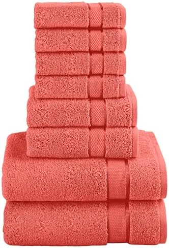 Elegant Comfort Premium Cotton Towel Set 8-Piece