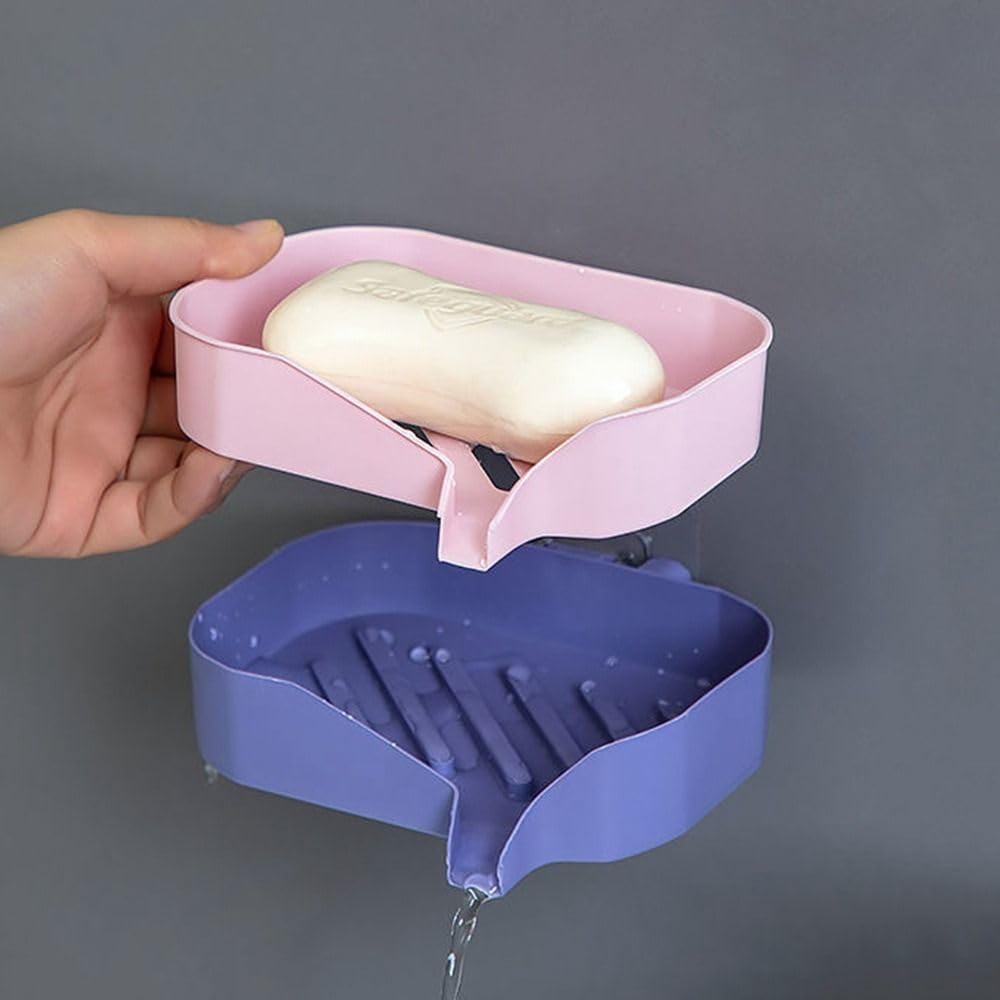 Double Layer Soap Holder with Raised Design