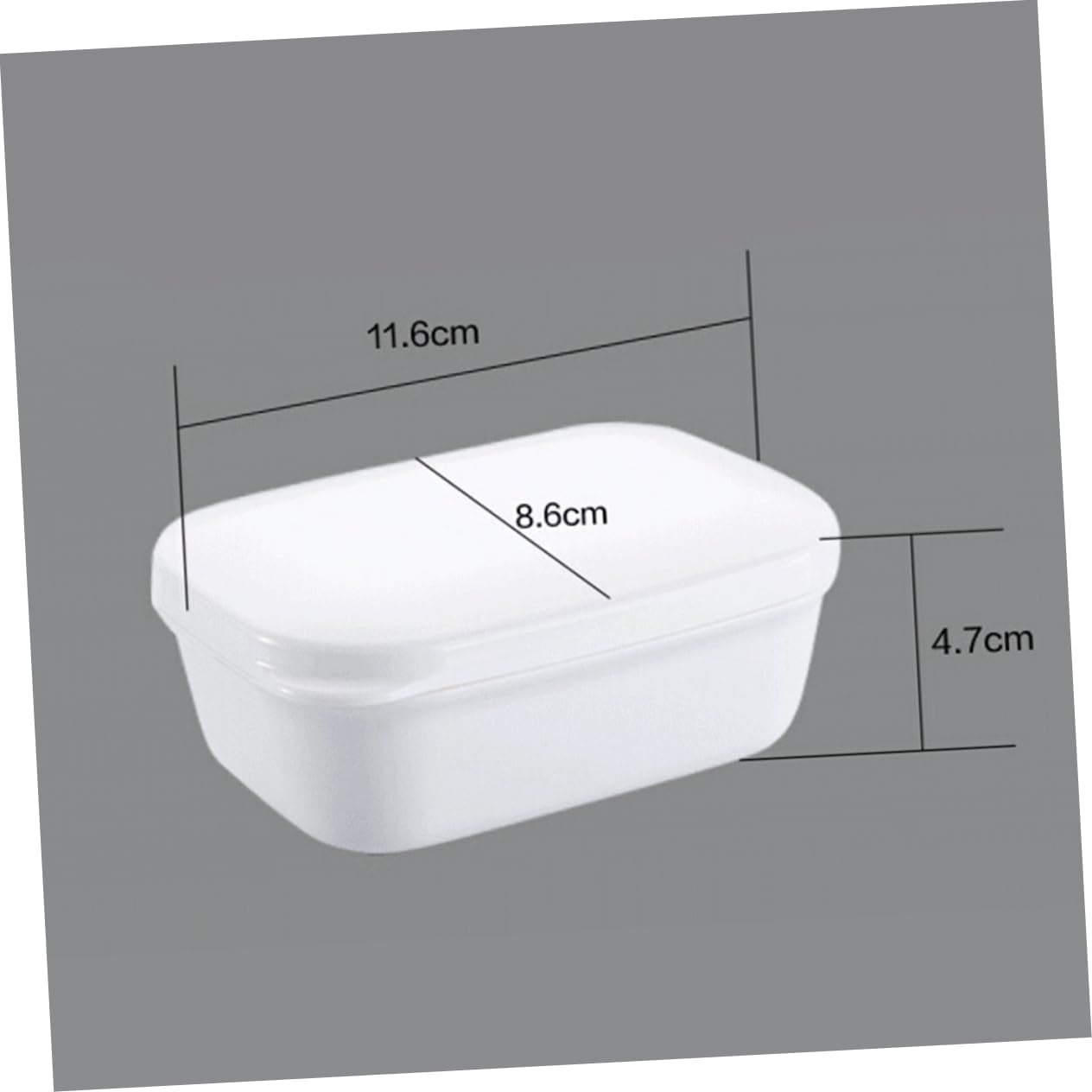 FONDOTIN Portable Soap Dish with Anti-Slip Design