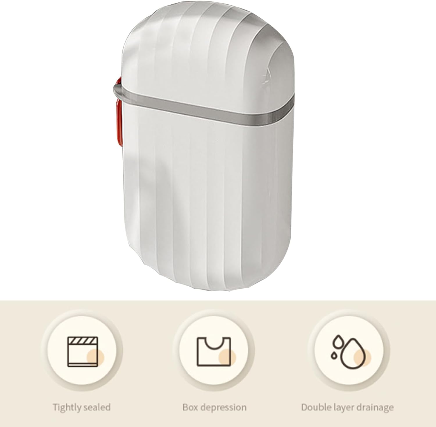 Travel Soap Container with Lock Design