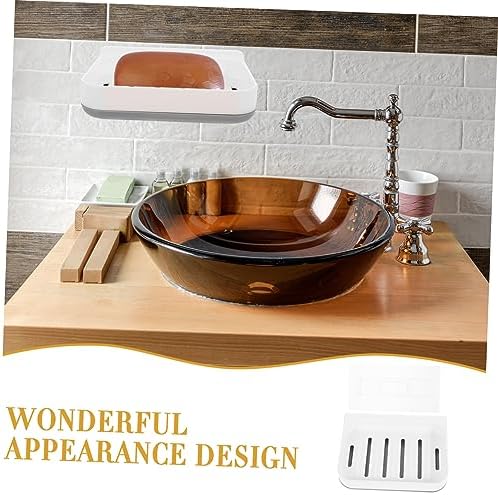 Zerodeko 1 Set Slotted Soap Holder No Drilling Bathroom Organizer 1