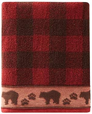 SKL Home Yellowstone Sundance Bath Towel Red 1