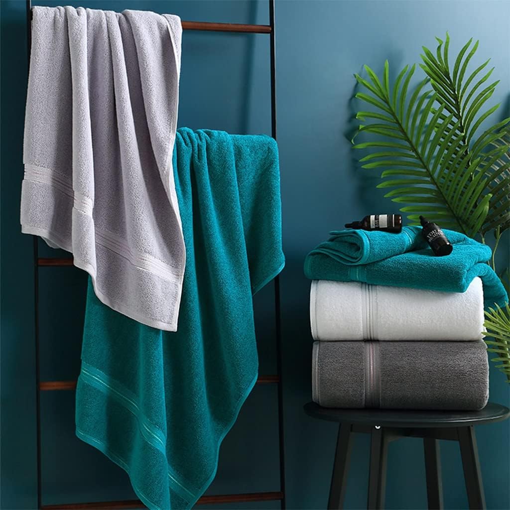 XUEMML 4 Piece Bath Towel Set - 100 Cotton 1