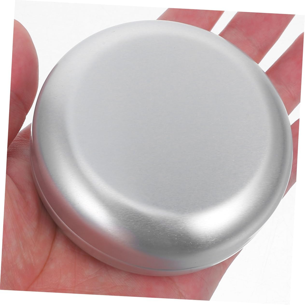 Cabilock Round Aluminum Soap Dish Portable Travel Holder 1