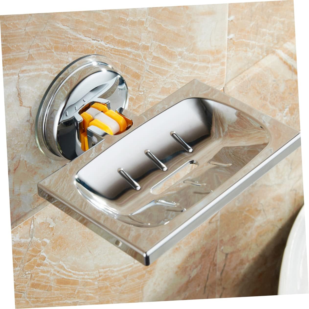 UTHCLO Wall Mount Soap Holder with Sponge Tray