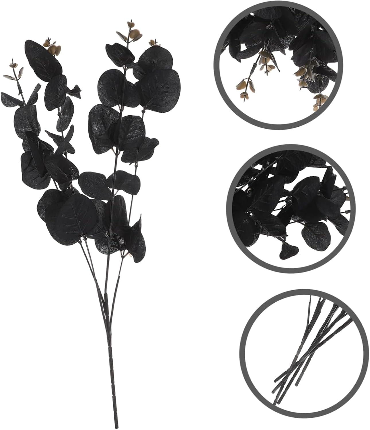 6pcs Artificial Eucalyptus Leaves and Branches