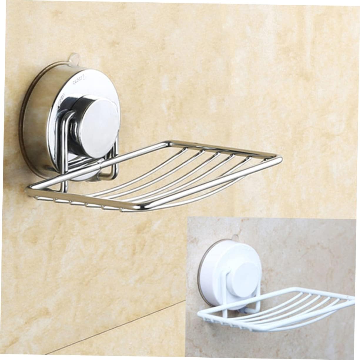 LIFKOME Punch-Drain Soap Rack Sturdy Multi-Use Storage