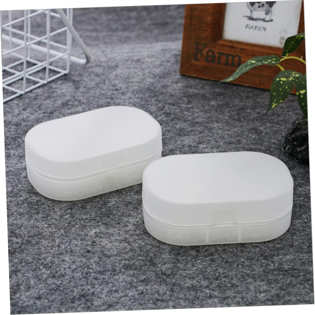 Anneome 2 Pack Leakproof Soap Holder for Travel and Home Use